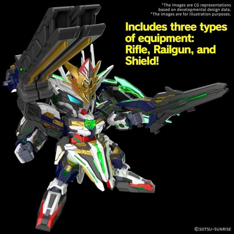 GUNDAM - SDW HEROES CAPTAIN QAN[T] GF - Model Kit 