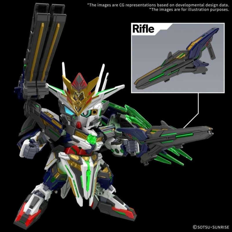 GUNDAM - SDW HEROES CAPTAIN QAN[T] GF - Model Kit 