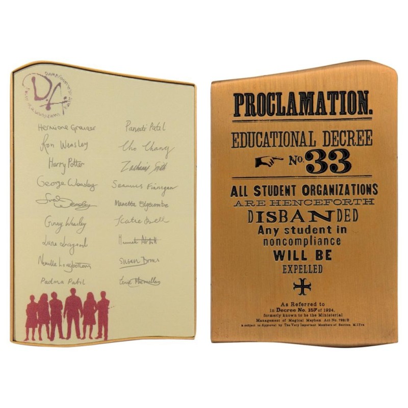 HARRY POTTER - Armée de Dumbledore - Lingot Edition Limitée 