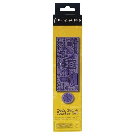 FRIENDS - 30th - Tapis de Bureau XL + 1 Sous-Verre 