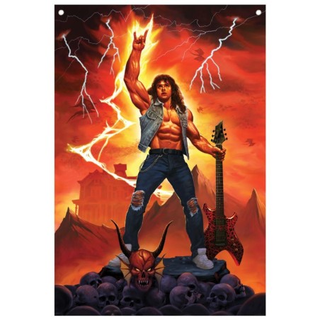 STRANGER THINGS - Eddie - Banner Murale '125 x 85 cm' 