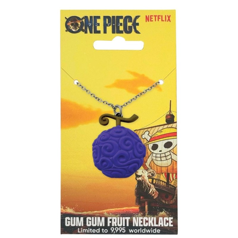 ONE PIECE NETFLIX - Fruit Gum Gum - Collier Edition Limitée 
