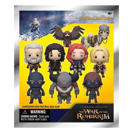 SEIGNEUR DES ANNAUX GUERRE ROHIRRIM -3D Foam Bag Clip (Display 24 Pcs) 