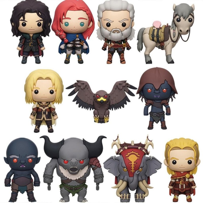 SEIGNEUR DES ANNAUX GUERRE ROHIRRIM -3D Foam Bag Clip (Display 24 Pcs) 