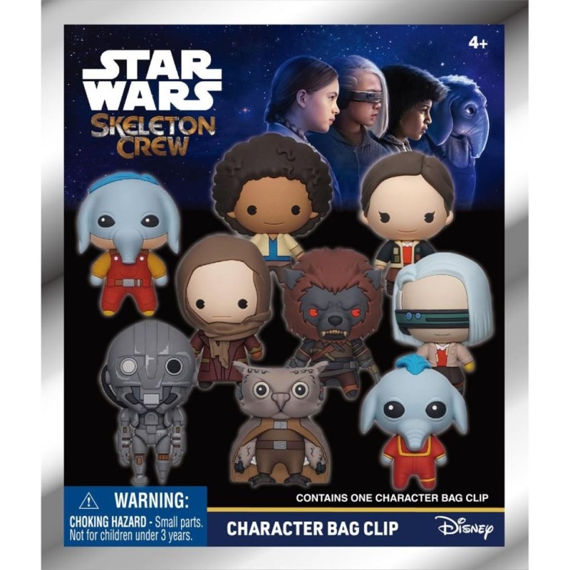 STAR WARS - Skeleton Crew - 3D Foam Bag Clip (Display 24 Pcs) 