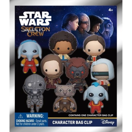 STAR WARS - Skeleton Crew - 3D Foam Bag Clip (Display 24 Pcs) 