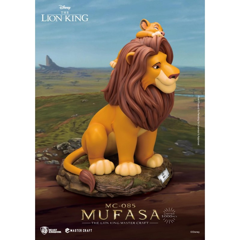LE ROI LION - Mufasa - Statuette Master Craft 35.6cm 
