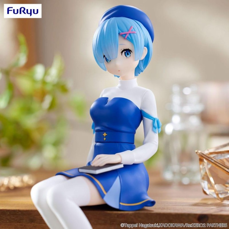 RE ZERO - Rem "Book Girl" - Statuette Noodle Stopper 15cm 