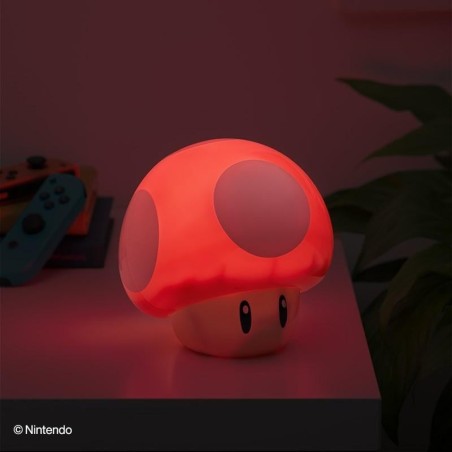 SUPER MARIO - Champignon - Veilleuse Sonore - 12cm - Try Me 