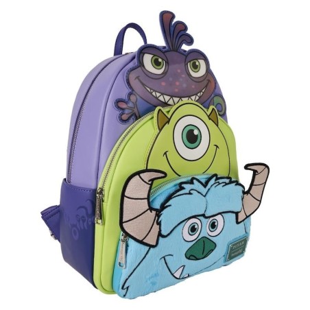 MONSTRE ET CIE - Bob, Sulley et Randall - Mini Sac à Dos LoungeFly 