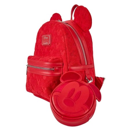 DISNEY - Mickey "Ears Burnout" - Mini Sac à Dos LoungeFly 