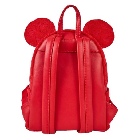DISNEY - Mickey "Ears Burnout" - Mini Sac à Dos LoungeFly 
