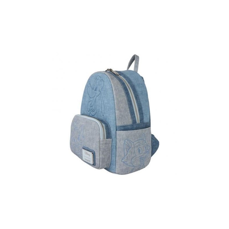 DISNEY - Chiens et Chats "Faux Denim" - Mini Sac à Dos LoungeFly 