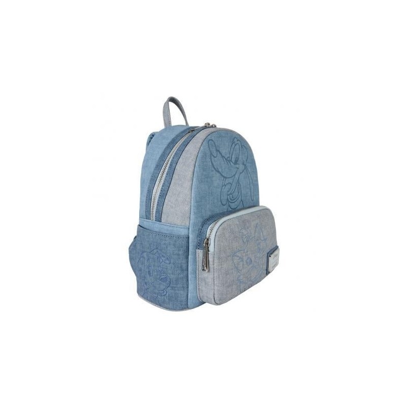 DISNEY - Chiens et Chats "Faux Denim" - Mini Sac à Dos LoungeFly 