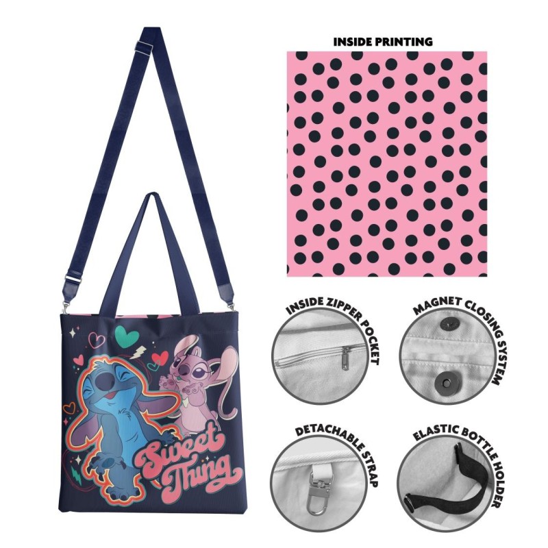STITCH & ANGEL - Sweet - Tote Bag Premium Edition Limitée 40x36cm 