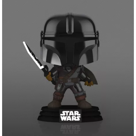 THE MANDALORIAN - POP Star Wars N° 491 - Mandalorian avec Darksaber 