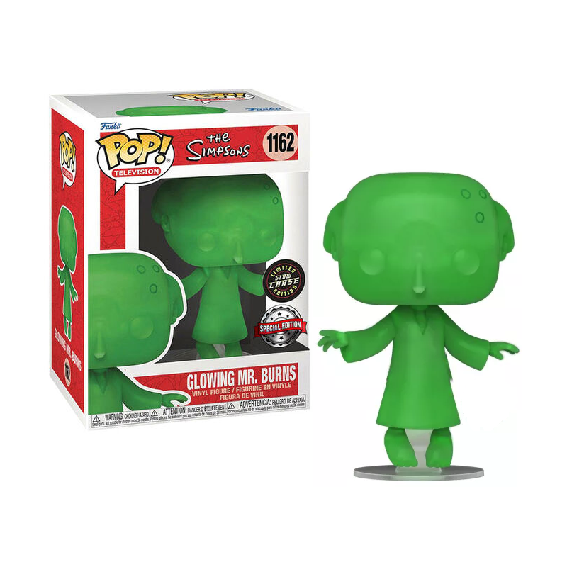 THE SIMPSONS - POP Television N° 1162 - Glowing Mr Burns with Chase 