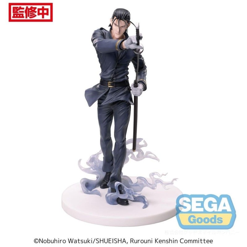 KENSHIN LE VAGABOND - Hajime Saito - Statuette Luminasta 21cm 