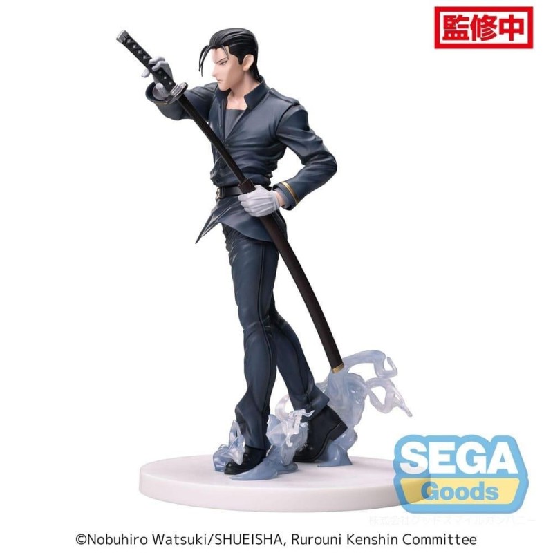 KENSHIN LE VAGABOND - Hajime Saito - Statuette Luminasta 21cm 