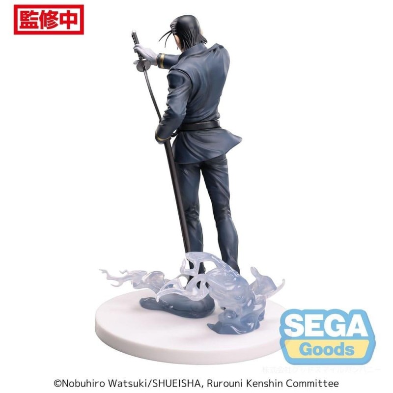 KENSHIN LE VAGABOND - Hajime Saito - Statuette Luminasta 21cm 