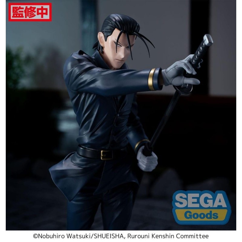KENSHIN LE VAGABOND - Hajime Saito - Statuette Luminasta 21cm 
