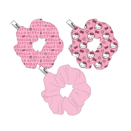 HELLO KITTY - Accessoires Cheveux "Chouchou" 3x 