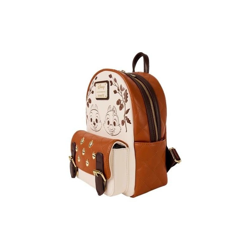DISNEY - Tic & Tac "Quilted" - Mini Sac à Dos LoungeFly 