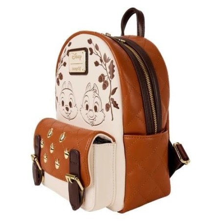 DISNEY - Tic & Tac "Quilted" - Mini Sac à Dos LoungeFly 