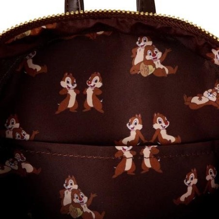 DISNEY - Tic & Tac "Quilted" - Mini Sac à Dos LoungeFly 