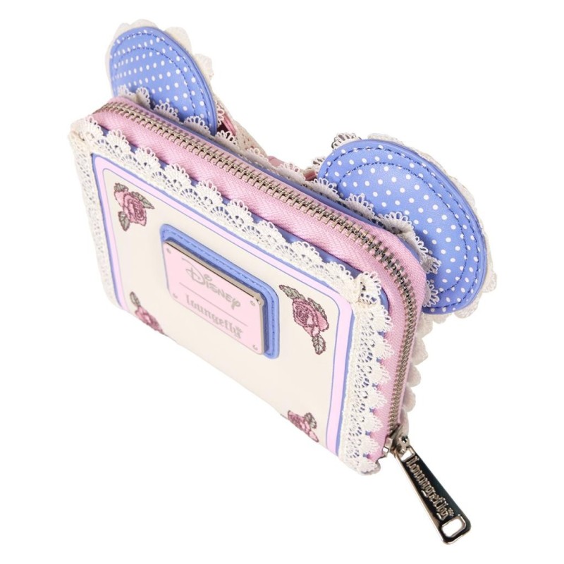 DISNEY - Minnie "Floral and Lace Ears" - Portefeuille LoungeFly 