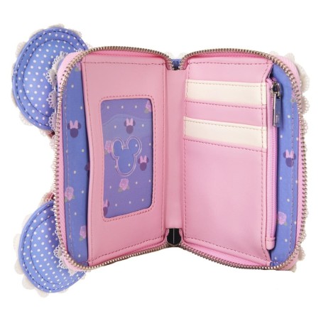 DISNEY - Minnie "Floral and Lace Ears" - Portefeuille LoungeFly 