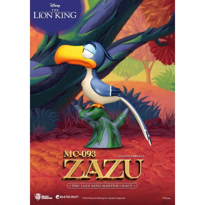 LE ROI LION - Zazu - Statuette Master Craft 20cm 