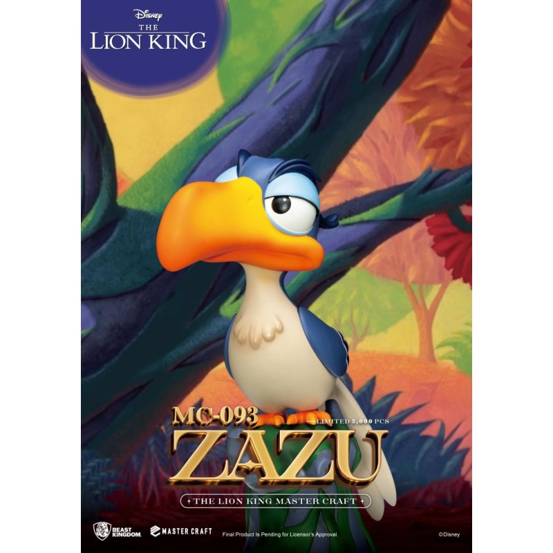 LE ROI LION - Zazu - Statuette Master Craft 20cm 