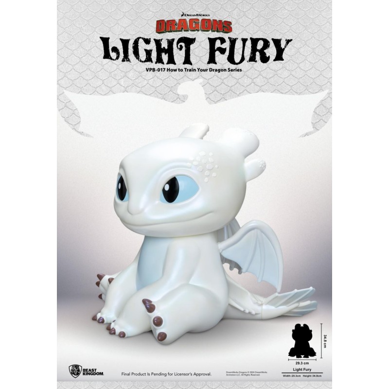 DRAGONS - Furie Eclair - Tirelire 35cm 