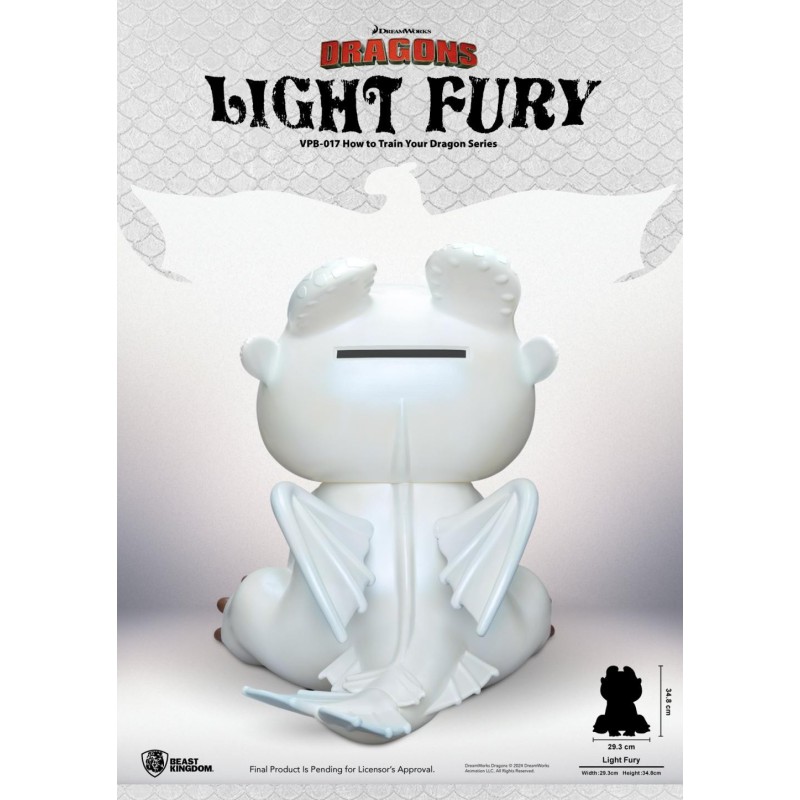 DRAGONS - Furie Eclair - Tirelire 35cm 