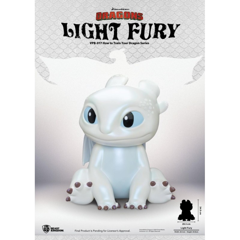 DRAGONS - Furie Eclair - Tirelire 35cm 
