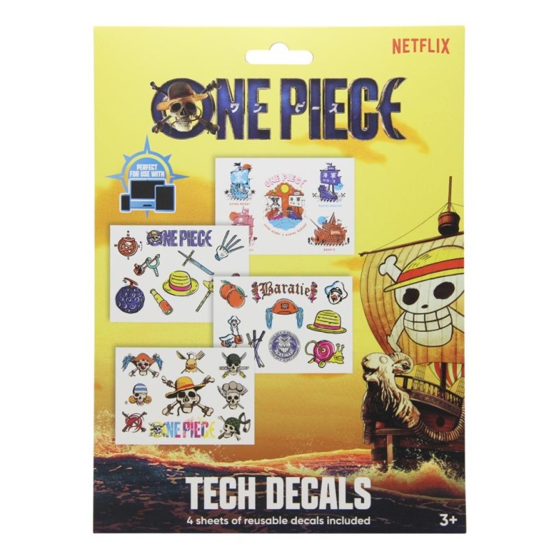 ONE PIECE NETFLIX - Stickers pour Ordinateur, Téléphone et Mobiliers 