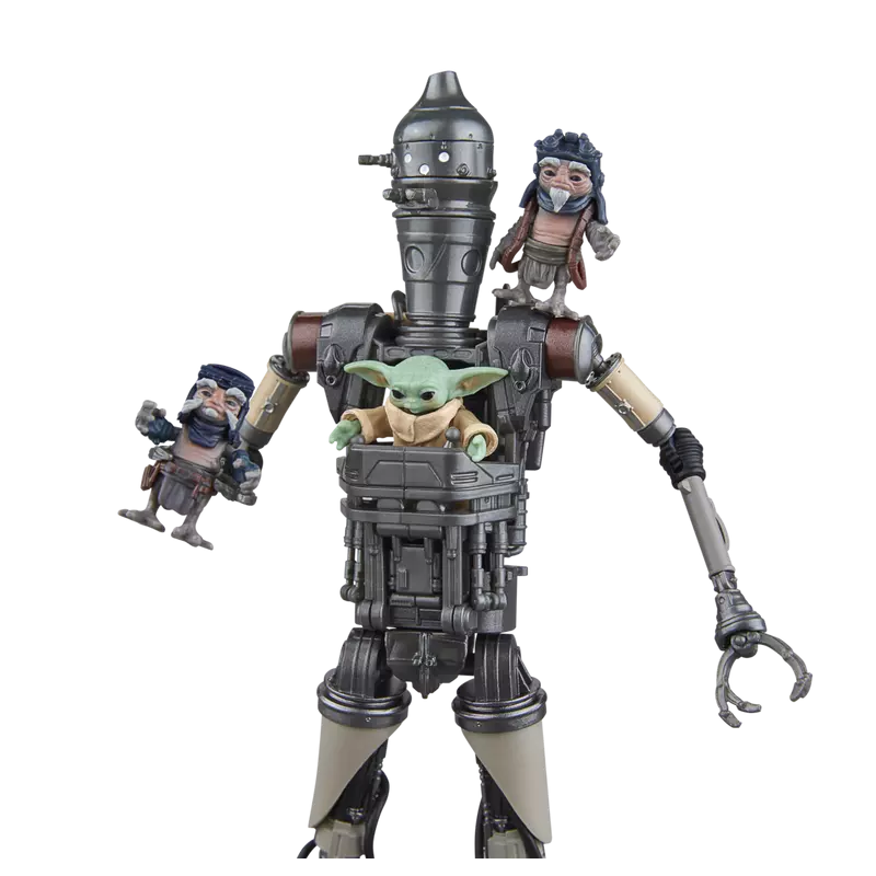 THE MANDALORIAN - IG-12 & Grogu - Figurine Black Series 15cm 