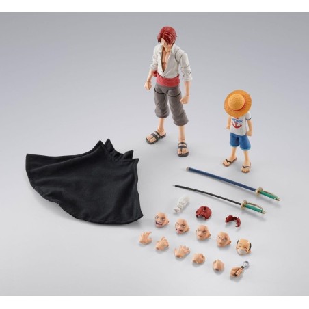 ONE PIECE - Shanks & Luffy (Enfant) - Pack 2 Figurine S.H. Figuarts 