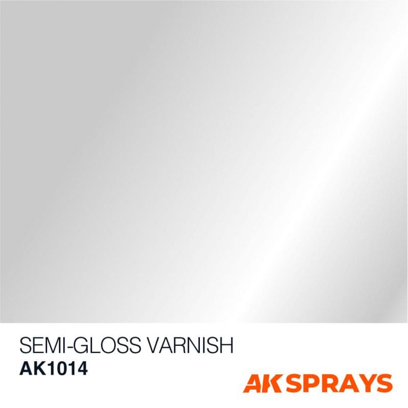 Semi-Gloss varnish - Spray 400ml (Includes 2 nozzles)