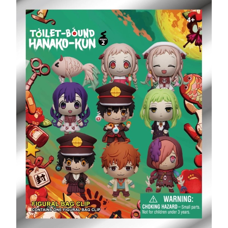 TOILET BOUND HANAKO KUN - Charm Bag Clip (Display 24 Pcs) 