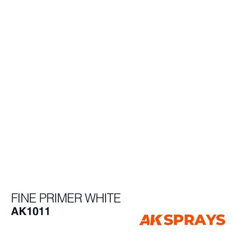 Fine Primer White - Spray 400ml (Includes 2 nozzles)