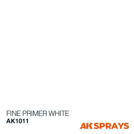 Fine Primer White - Spray 400ml (Includes 2 nozzles)