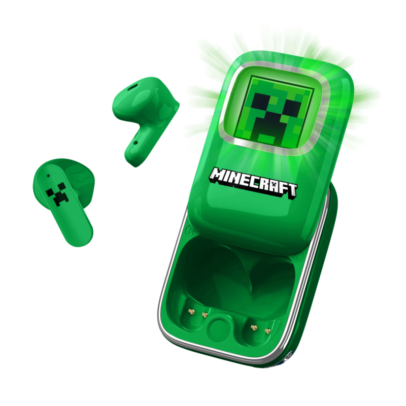 MINECRAFT - Slide Case Light Up - Earpods Audio TWS 