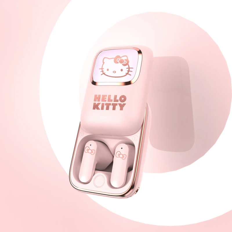 HELLO KITTY - Slide Case Light Up - Earpods Audio TWS 