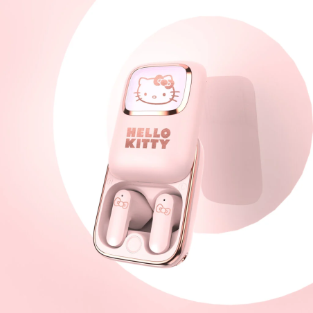 HELLO KITTY - Slide Case Light Up - Earpods Audio TWS 