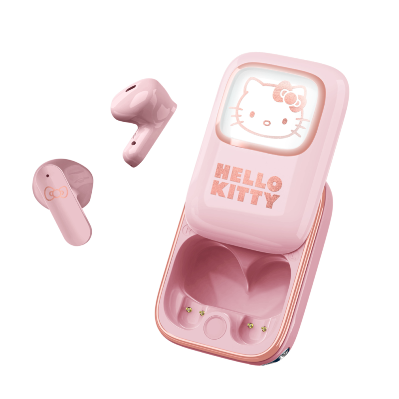 HELLO KITTY - Slide Case Light Up - Earpods Audio TWS 