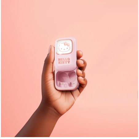 HELLO KITTY - Slide Case Light Up - Earpods Audio TWS 