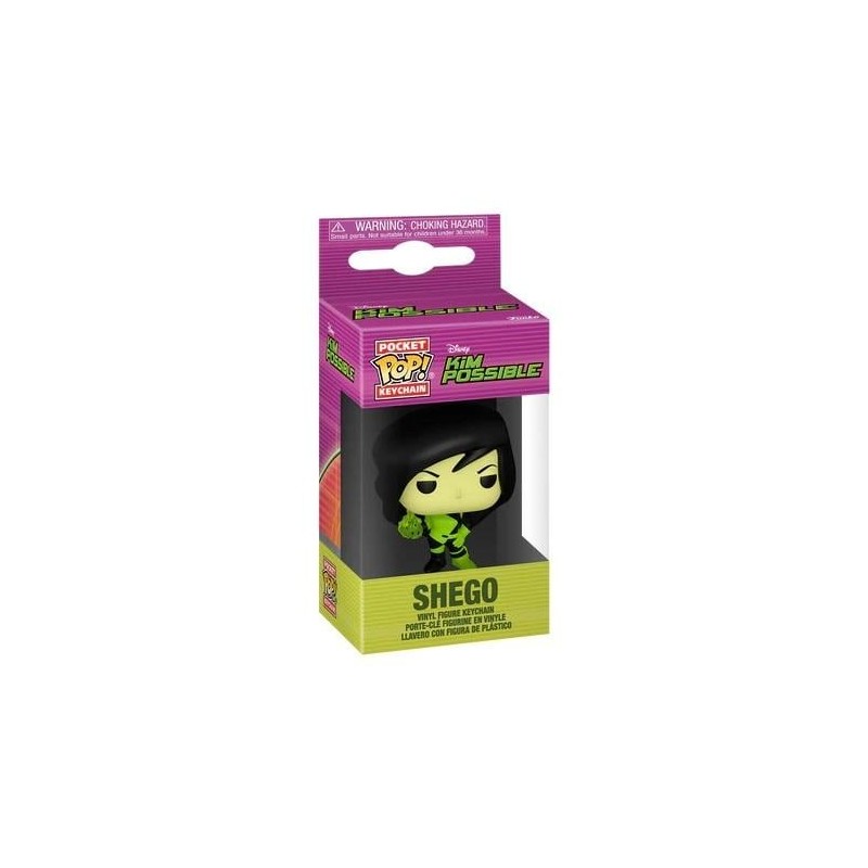KIM POSSIBLE - Pocket Pop Keychains - Shego 