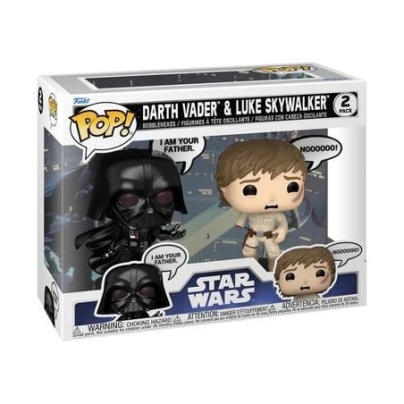 STAR WARS - POP - 2 Pack Dark Vador & Luke 